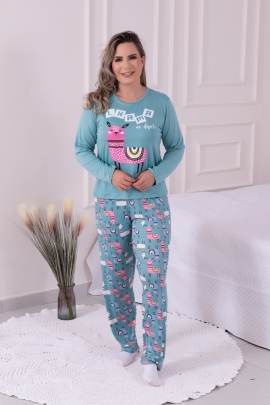 Pijama Juvenil Feminino Suede Victory